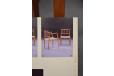 Vintage Niels moller Model 83 chairs in teak as depicted in the Niels Moller Catalouge