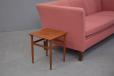 Danish Mobelfabrik vintage teak square top side table