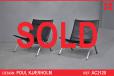 Poul Kjaerholm design PK22 easy chair in black leather - view 1
