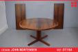 John Mortensen design vintage rosewood dining table by Heltborg Mobler - view 1