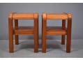 FORM75 series bedside tables in solid cherry wood
