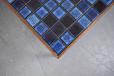 Vintage rosewood coffee table with blue tiled top - view 9