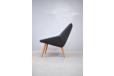 Unique 1950s atomic age easy chair made by Danish Cabinetmaker