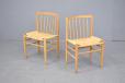 Vintage light oak Model J80 dining chair 