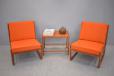 Hvidt & Molgaard midcentury teak easy chair (no arms) with original sprung cushions - view 10