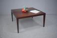 Vintage rosewood square coffee table produced 1965 by Haslev