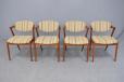 Set of 4 teak dining chairs with elbow rests | Kai Kristiansen Design - view 5