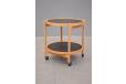 1963 Hans Bolling design drinks trolley in light oak produced by Orskov & Co