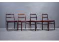 Helge Sibast design dining chairs model 430 with RIO-ROSEWOOD frames