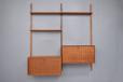 Vintage teak 2-bay ROYAL system with drop down desk | Poul Cadovius - view 4