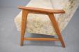 Teak and oak frame 2 seater sofa with sprung seat made in denmark for sale