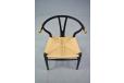 Hans Wegner dining chair with papercord woven seat model CH23