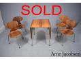 Arne Jacobsen table & 4 chairs | Vintage rosewood