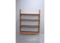 Royal System in walnut with 4 shelves for sale