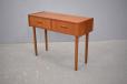 Vintage teak 2 drawer chest produced by Danish Mobelfabrik