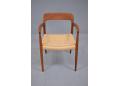 Carver chair fully restored and woven with new danish papercord