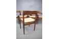 vintage rosewood set of 8 dining chairs in rosewood produced by P Jeppersen mobelfabrik