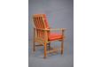 Light oak armchair with high seat and straight back - Perfect for elderly - view 4