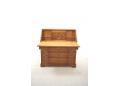 Solid oak antique writing bureau made 1952 by Valdemar Bendixen