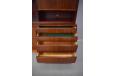 Danish Design rosewood 2 piece wall unit for sale