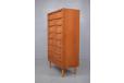 Midcentury teak chest of 8 drawers made by Danish Mobelfabrik