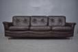 Danish Mobelfabrik 3 seater buffalo leather sofa