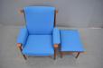 Finn Juhl vintage teak bwana chair with footstool - FD152 