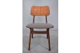 Vintage teak dining chair with new wool seat | KORUP - view 4