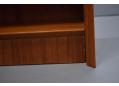 Danish made teak bookcases with adjustable shelving.