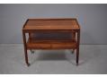 1960s vintage rosewood hostess trolley with 2 drawers model CASINO