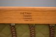Vintage light oak CIGAR 3 seater sofa | Hans Wegner design - view 11