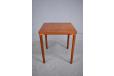 Vintage teak square top end table | E.W Bach - view 2