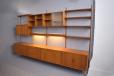Teak 4 bay shelving system designed in 1952 by kai Kristiansen