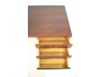 Oak timber constructed drawers on Kai Kristiansen desk in rosewood
