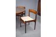 Grete Jalk design rosewood dining chairs produced by P Jeppesen