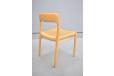 J L Mollers Mobelfabrik production oak frame dining chairs - Model 75