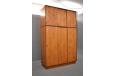Spacious 3-door wardrobe in vintage teak - view 3