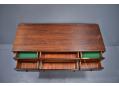 6 drawer vintage consol table designed by Peter Lovig 1968