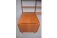 Wall mounted 2 bay teak royal system with drop front cabinet for sale