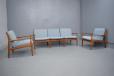 Vintage teak living room suite designed in 1963 by Svend Aage Eriksen