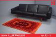 Illum Wikkelso design ML90 3 seater sofa in black leather - view 1