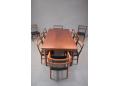 Stunning vintage set of Johannes Andersen design table and 10 chairs