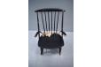 Illum Wikkelso vintage rocking chair in black lacquer - view 8