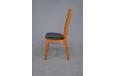 Set of 6 high-back dining chairs in teak | Reupholstery Project - view 9
