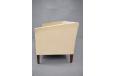 small and compact 2 seater box sofa ideal for bedroom or kitchen use