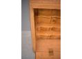 Solid oak bureau with writing desk & secret compartment - view 7