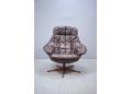 Bramin swivel chair | Brown leather - view 11