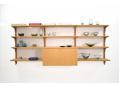 A spacious shelving system 99cm High x 240cm wide x 40cm deep