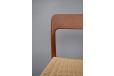 Set of 4 Niels Moller design dining chairs in teak | Model 75 - view 8
