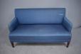 2 seat midcentury design sofa with coil sprung frame made in Denmark.